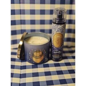 Bath & Body Works Disney Princess Cinderella Candle And Fine Fragrance Body Mist